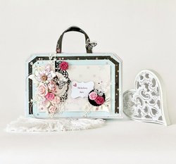 Emaliowane Samoprzylepne SERDUSZKA I KROPKI 72szt.