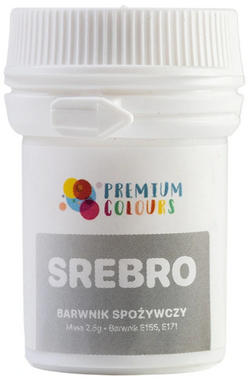 Barwnik 2,5g - Srebrny (metaliczny) 1op.