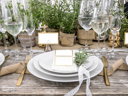 Pudełeczka Podziękowania Złote 6x3,5x5,5cm 10szt.