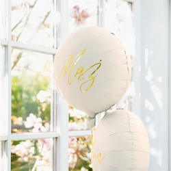 Balon Foliowy MĄŻ Para Młoda Ślub Wesele 45cm
