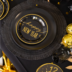 Talerzyki Papierowe HAPPY NEW YEAR Sylwester 6szt.