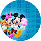 Opłatek tortowy 14 cm, Myszka Mickey 1 szt.