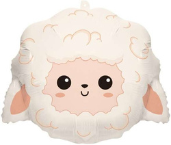 Balon Foliowy OWIECZKA Baranek Głowa 43x36cm