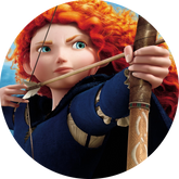 Opłatek tortowy 14 cm, Merida Waleczna 1 szt.