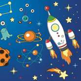 Serwetki KOSMOS Rakieta Urodziny 33x33cm 20szt.