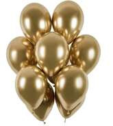 Balony Glossy, 30 cm (14") złote 50 szt.