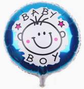 Balon foliowy Baby Boy, 18cali, 1szt.
