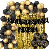 Zestaw Sylwester, 06-1 Girlanda balonowowa Kurtyna