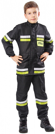Strój strażaka 2 częściowy 110/120 1 szt. 