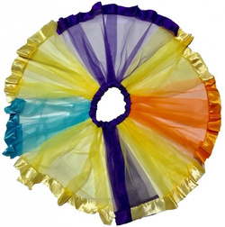 Tęczowa spódniczka r.uniwersalny , 1 szt.