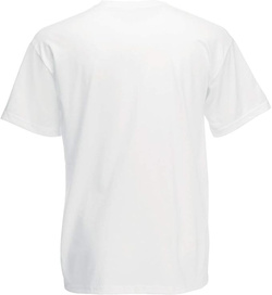 Koszulka T-shirt męski BIAŁA Bawełniany, XXXL