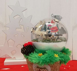 Naklejki Ozdobne z Brokatem MIKOŁAJE 32szt.