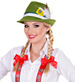 KAPELUSZ Filcowy Bawarski ZIELONY OKTOBERFEST 