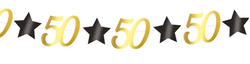 Baner Girlanda Papierowa 50 URODZINY 300cm