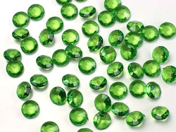 Diamentowe konfetti, j. zieleń, 12mm, 1op.