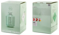 Butla z Helem balonowym, maks. 90  balonów