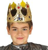 Korona KRÓLA Królowej Księżniczki Złota Dziecięca