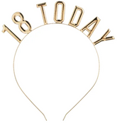 OPASKA na Głowę 18 TODAY Urodziny Złota Metalowa