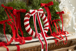 Tasiemka Welurowa, czerwona, 15mm/10m