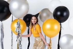 Balon okrągły 60 cm, Pastel Pure White