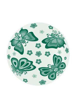 Balony 14" Pastel White Motylki 5 szt.