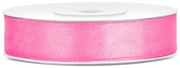 Tasiemka satynowa, różowy, 12mm/25m