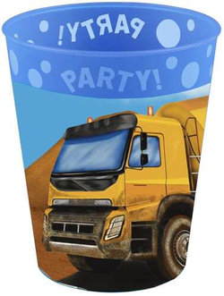 Kubeczek Plastikowy Wielorazowy BUDOWA 250ml