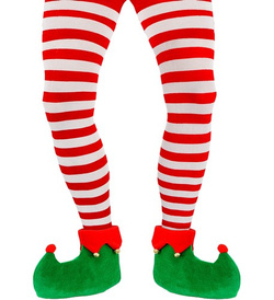 Nakładki na Buty Elfa Skrzata Zielone Dzwoneczki