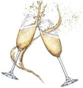 Serwetki KIELISZKI SZAMPANA Ślub 33x33cm 20szt.