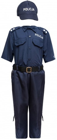Strój Policjanta 4-części 120/130  1 szt.