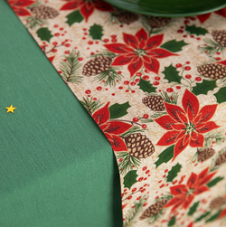 BIEŻNIK na Stół GWIAZDA BETLEJEMSKA 28x275cm