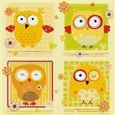 Serwetki SOWY, 33x33 cm, 20 szt.