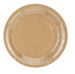 Talerzyki okrągłe, kraft, 18 cm, 6 szt.