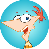 Opłatek tortowy 14 cm, Fineasz i Ferb 1 szt.