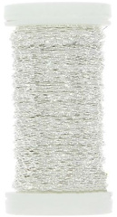 Drucik florystyczny karbowany, srebrny, 1 szt.