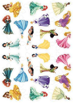 Figurki na babeczki, Princess Księżniczki 1 kpl.