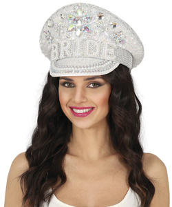 Czapka Oficerska z Diamentami BRIDE Panieński
