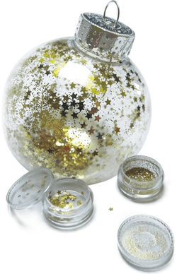 Bombka przezroczysta zrób to sam, 8 cm