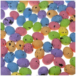 Jajka styropianowe kolorowe  100szt.1,5cmx1,8cm