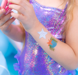 Tatuaże Zmywalne OCEAN Morski Podwodny Świat 21szt