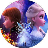 Opłatek tortowy 20 cm, Frozen II 1 szt.