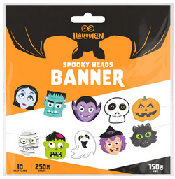 Baner Girlanda Halloween Monsters 150 cm