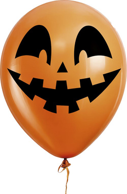 BALONY Lateksowe Uśmiechnięte DYNIE Halloween 10sz