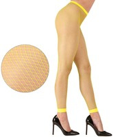 Legginsy Rajstopy Kabaretki ŻÓŁTE Neonowe Disco