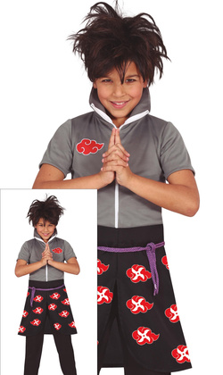 Kostium Strój Czarny NINJA Wojownik Anime 7-9 lat