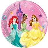 Talerzyki Księżniczki Princess Urodziny 20cm 8szt.