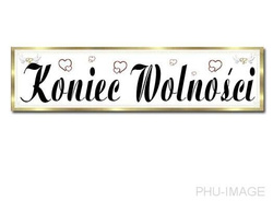 Tablice rejestr. weselne 50x11,5 cm, 1 szt