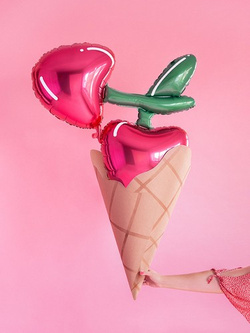 Balon foliowy Wiśnie, 88x73cm, mix 1 szt.