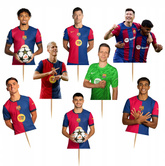 Toppery Pikery FC BARCELONA Urodziny, 8szt.