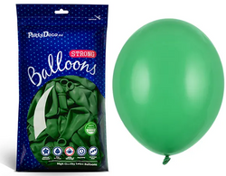 Balony Pastelowe Zielone Urodziny 12cm 100szt.